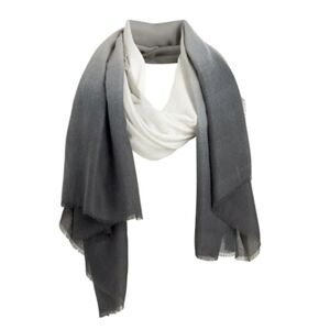 Cushnie Carly Gray Ombre Scarf From Curateur